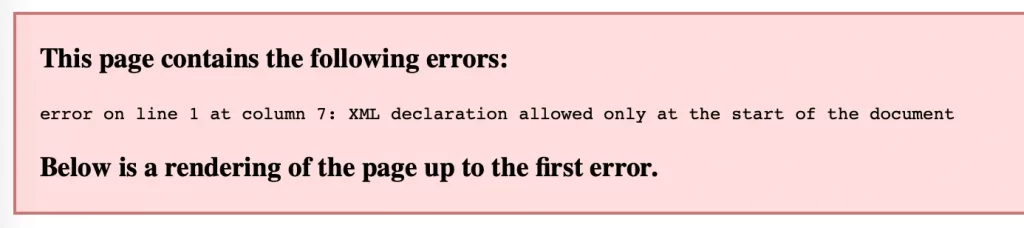 wordpress站点地图报错：error on line 2 at column 6: XML declaration allowed only at the start of the document 问题解析-好运源码